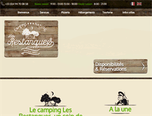 Tablet Screenshot of camping-gorge-verdon.com